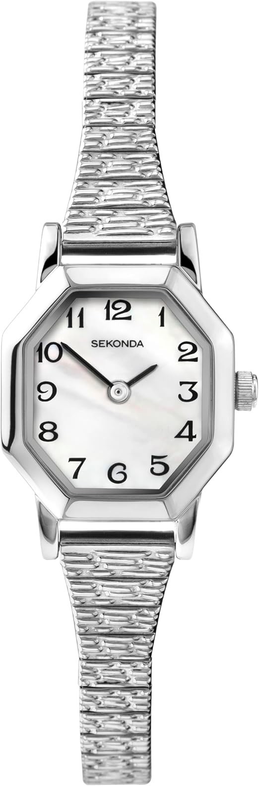 Sekonda Mila Women’s 20mm Quartz Watch Mother of Pearl Dial Octagonal Case