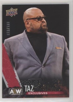 2021 Upper Deck AEW All Elite Wrestling Crew Exclusives /100 Taz Rookie RC 0nr3