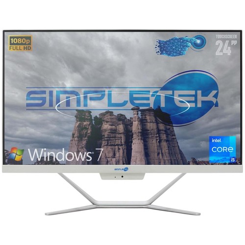 Aio Tout en Un Écran Tactile i5 4GB 120GB 24 " HD Victoire 7 Ordinateur PC Ecran - Photo 3/11