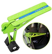 Universal Fit Car Door Step, Foldable Roof Rack Door Step Up on Door Green
