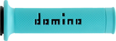 Domino A01041C4080B7-0 MotoGP Grips - Dual-Compound - Cyan/Black