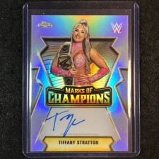 2026 Topps Chrome WWE TIFFANY STRATTON Marks of Champions Auto Refractor #MOC-TS