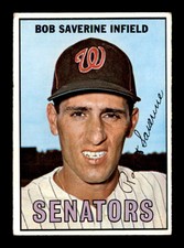 1967 Topps #27 Bob Saverine  VG/VGEX X3218965