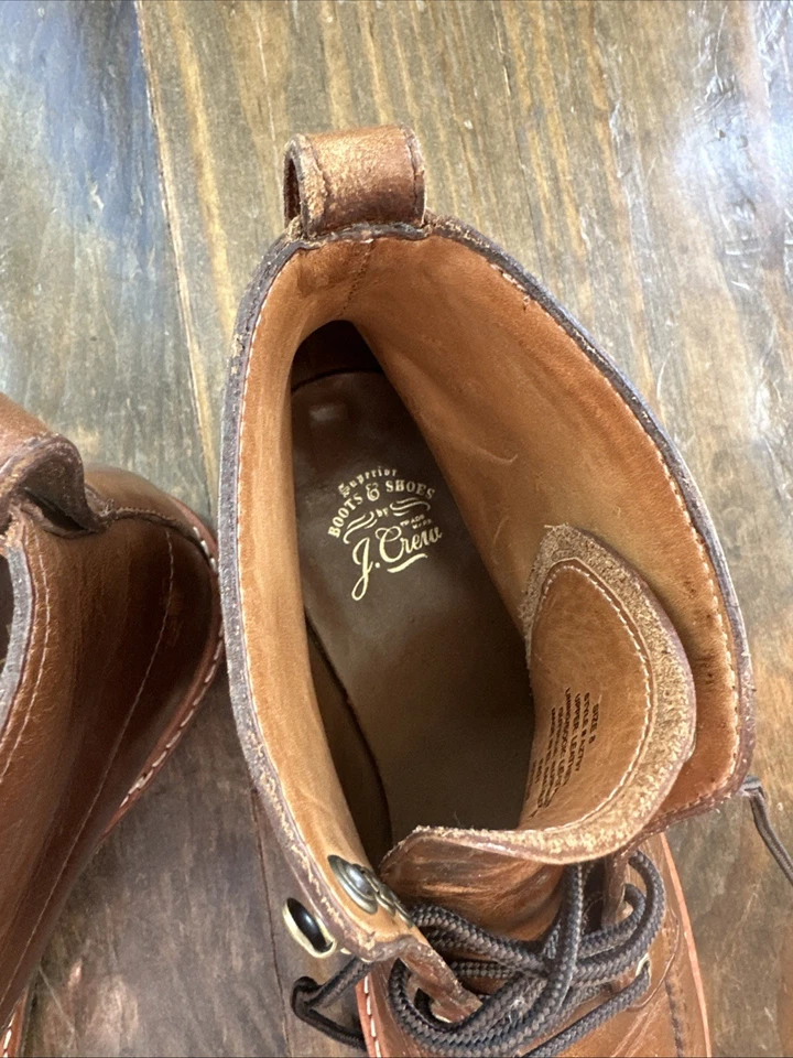 Botas J Crew Kenton Pacer para hombre botas Chromexcel suela vibrante talla 8 usadas Foto 3 de 4