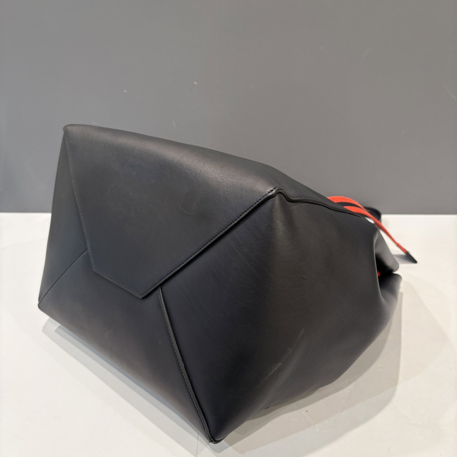 Celine Tote Bag Navy Orange Calfskin (hy041326a9) — image 8