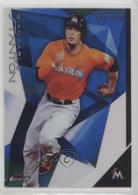 2015 Topps Finest Blue Refractor 29/150 Giancarlo Stanton #19 0aa