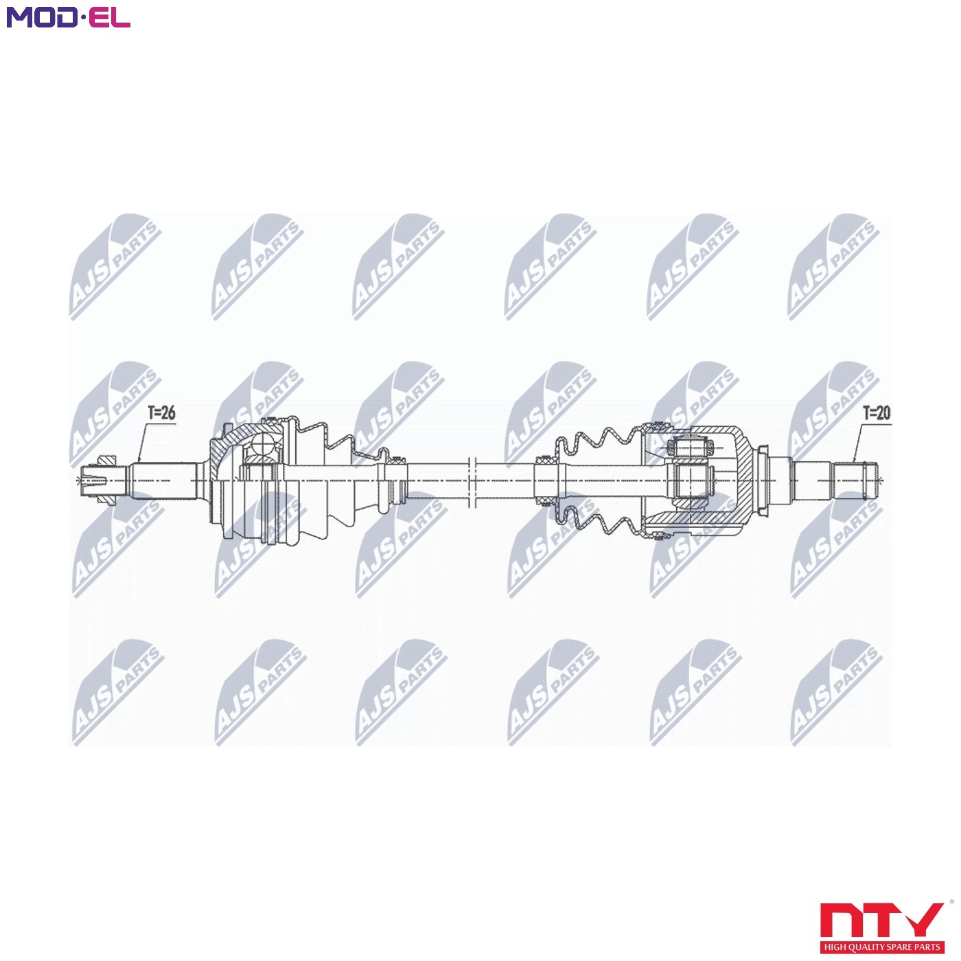 NPW-TY-135 NTY Drive Shaft for TOYOTA - Image 9