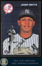 Jhony Brito 2023 Topps Chrome Platinum Anniversary #209 RC New York Yankees