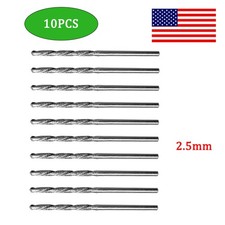 10Pcs 2.5mm Diamond Coated Hole Cutter Saw Drill Bits Glass Tile Ceramic Jewelry