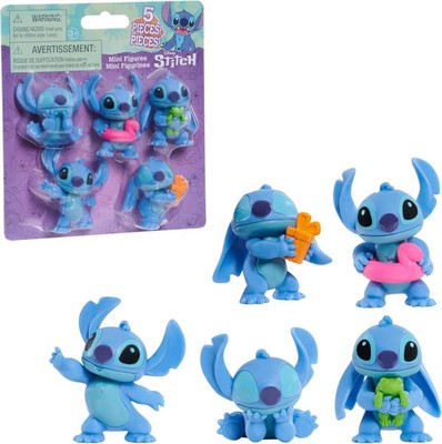 Just Play Disney Stitch Vorteilspackung mit 5 Figuren, 5,7 cm groß 24H Versand 