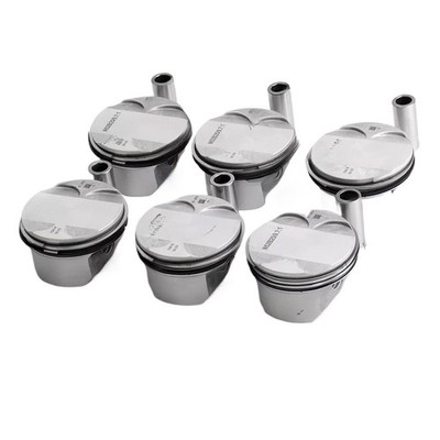MAHLE 6x Pistons Rings Set Low Compression 9.7:1 For 2.5L BMW 325i E91 E90 N52