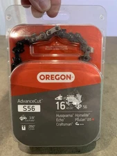 Oregon AdvanceCut S56 Chainsaw Chain 16"- Fits Echo, Oregon, Craftsman + More