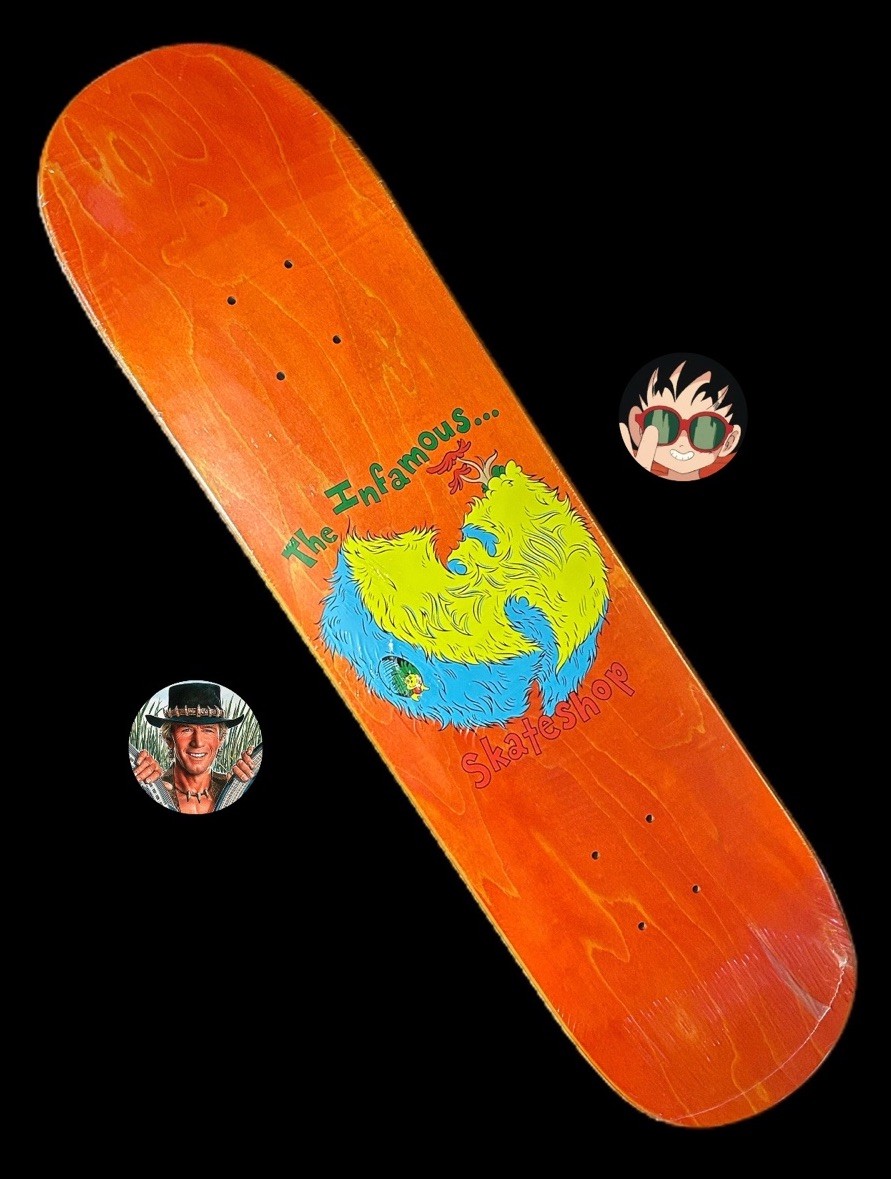 RARE Dr Seuss Lorax Westside Skateshop Wu Tang Skateboard Deck