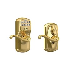 Schlage FE595 V PLY 505 FLA Plymouth Keypad Entry with Flex-Lock and Flair Lever