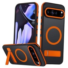 for Google Pixel 9 Pro Case, Compatible with MagSafe , Adjustable XL Orange