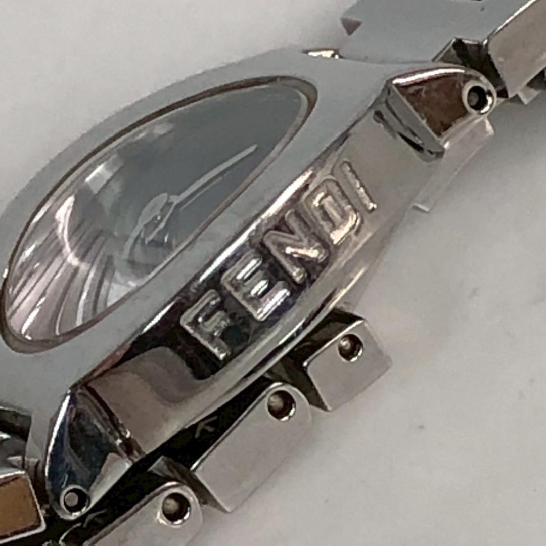 FENDI Women's Quartz Logo Bracelet Watch Used 36mm Case thumbnail 9