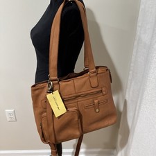 Marta Ponti Portugal Large Tote/Handbag Padded Laptop Sleeve Made In India NWT