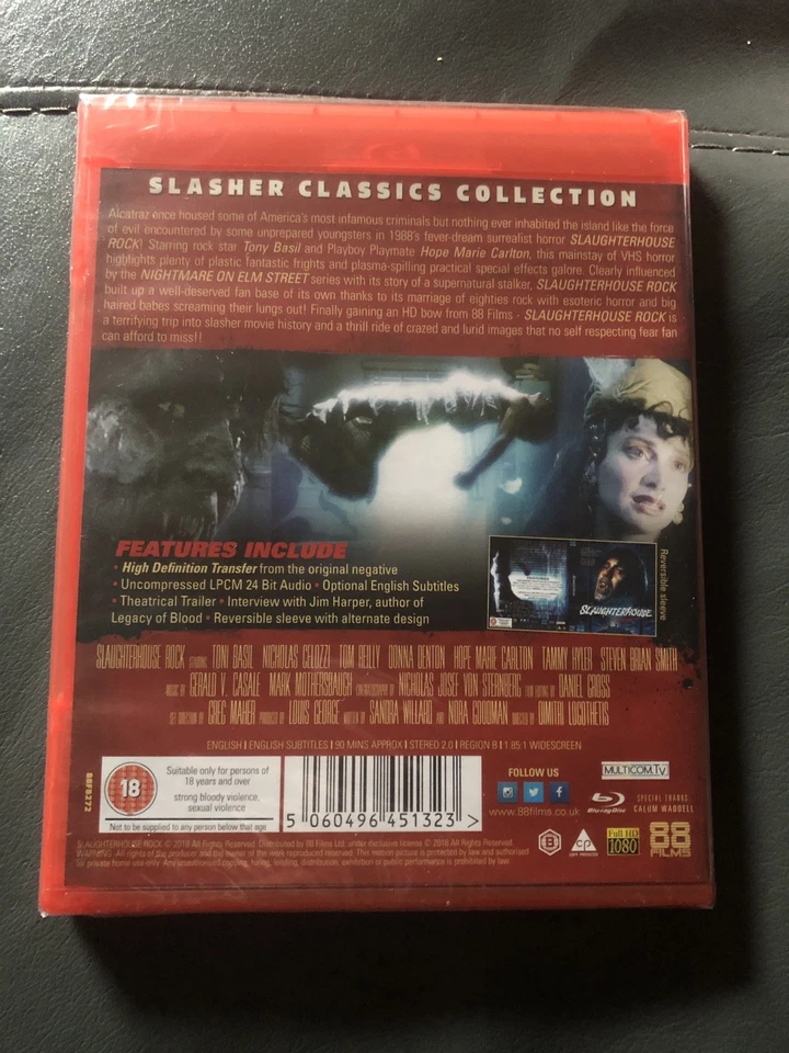 Slaughterhouse Rock 88 Films Slasher Classics Collection Blu-ray New Sealed OOP - Image 2 of 2