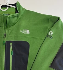 The North Face Summit Series Fleece Jacket Mens 2XL Polartec Green Heavy Pile