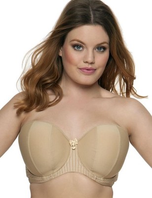 30D Curvy Kate Luxe BH Trägerlos Bügel Gepolstert Multiway Dessous CK2601