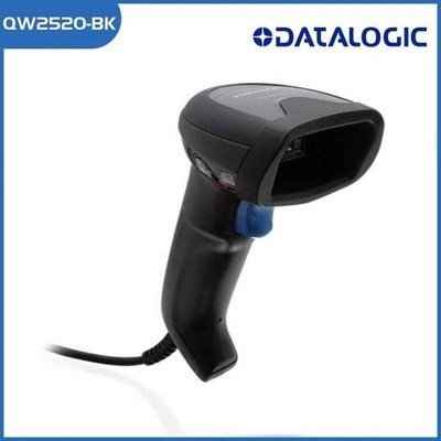 Datalogic QW2520-BK Handheld Corded Barcode Scanner 2D VGA Imager with USB Cable