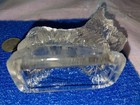 Vintage Scottie Dog Federal Glass Figurine Pressed Glass Scottish Terrier 🍬Dish — photo 5