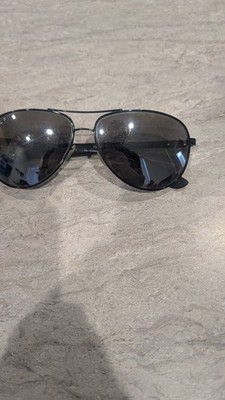 Ray-Ban Polarized Aviator Sunglasses - Black Carbon Fiber - RB8313 002/K7 61-13