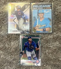 Miguel Amaya Lot of 3 Different Cubs Rookie Cards Bowman Prospects Heritage