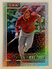 2026 Topps Series 1 Celebration Mike Trout Confetti Foil #350 Los Angeles Angels