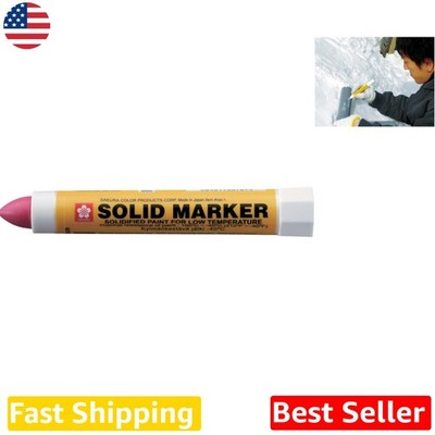 Durable Red Paint Markers 12pk - All Angle, Waterproof, Twist-Up, Industrial Use