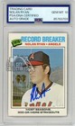 Nolan Ryan 1977 Topps Record Breaker Autograph Card #234 PSA/DNA 10