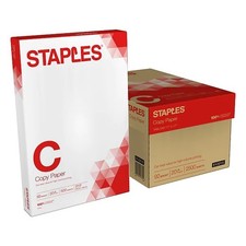 Staples Copy Paper, 11 x 17, 20 lbs., White, 500 SheetsReam, 5 ReamsCarton