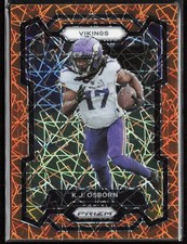 2023 Panini Prizm #194 K.J. Osborn Lazer