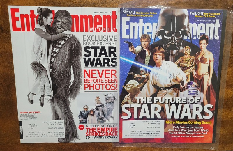 Star Wars - 2 Entertainment Weekly Magazines