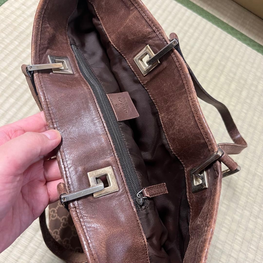 Authentic GUCCI Handbag GG Pattern - image 11