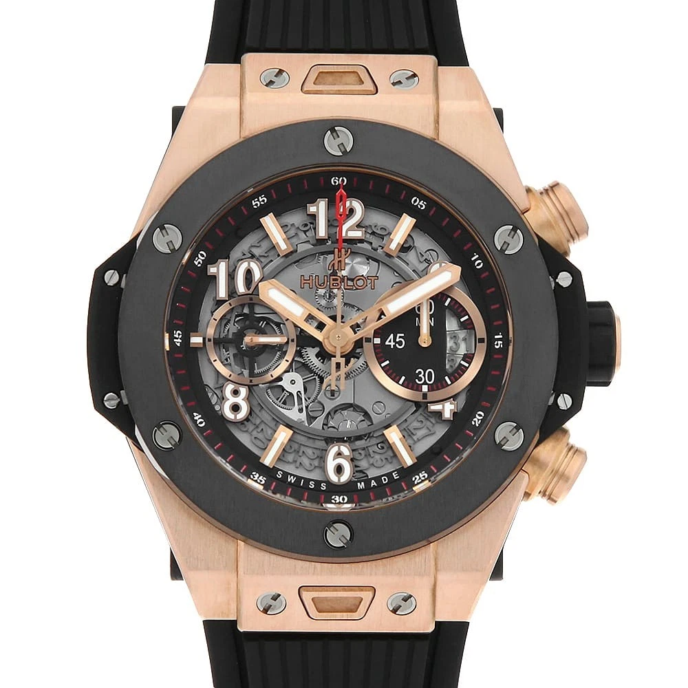 Hublot — HUBLOT Big Bang Unico King Gold Ceramic 411.OM.1180.RX second hand mens