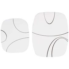 Corning Corelle Simple Lines  2 Piece Stove & Counter Mat 6522737