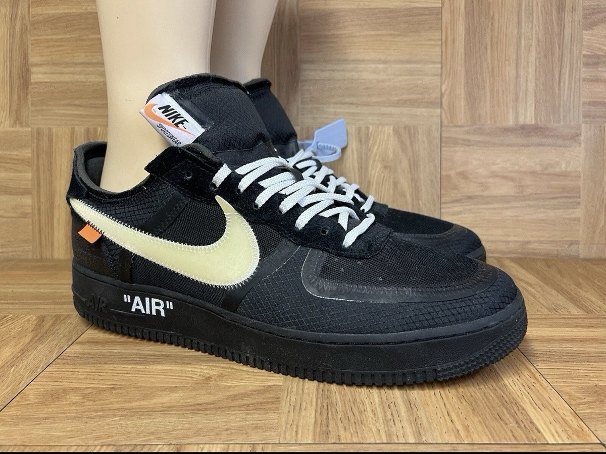 nike airforce off white black