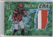 2016 Panini Spectra Next Era Neon Green 16/25 Corey Coleman #5 0ae
