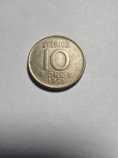 Sweden, Silver, 1958, 10 Ore,