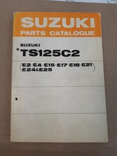 Suzuki  TS 125 C2  Parts Catalogue Ersatzteil Katalog Teile Liste