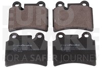 Eurobrake BremsbeläGe BremsklöTze FüR VW Touareg 7LA 7L6 7L7 3.0 V6 TDI