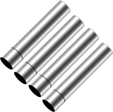 Stove Pipe Flue Extension Stainless Steel Tent Stove Chimney Pipe 2.36”x 11.8"