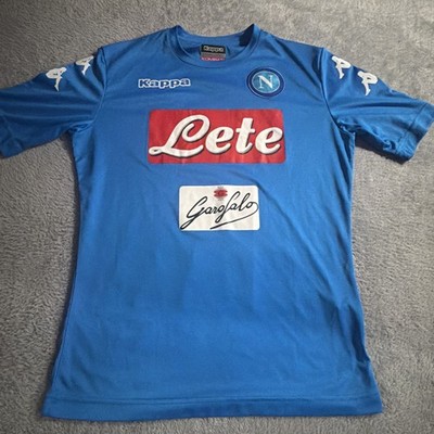 Napoli Kappa Blue Soccer Jersey Youth Sz L