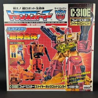 Transformers G1 Fire Guts God Ginrai complete Takara C-310E Masterforce E-Hobby