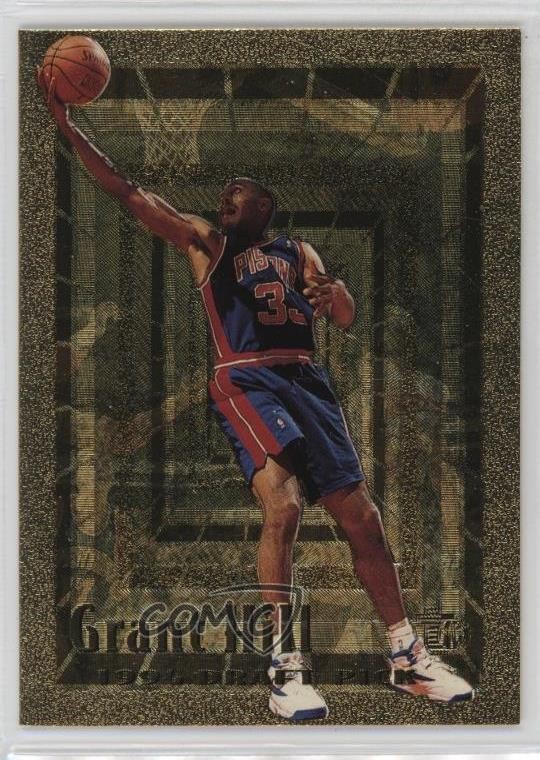 1994-95 Topps Embossed Golden Idol Grant Hill #103 Rookie RC HOF 7rf