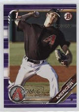 2019 Bowman Prospects Purple 15/250 Matt Mercer #BP-120 0l2