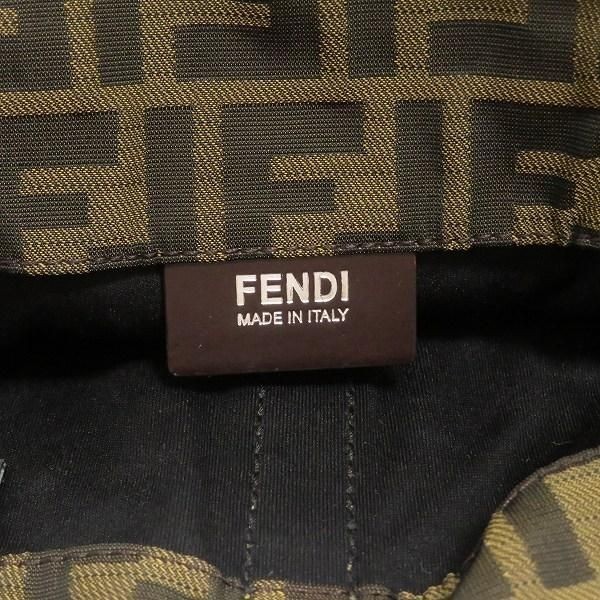 FENDI Dark Brown Zucca pattern leather tote bag with pouch DDP USA Shipping 2401 thumbnail 9