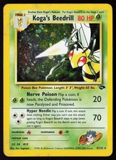 2000 Pokemon Gym Challenge Koga's Beedrill Holo Rare 9/132 MP on eBay