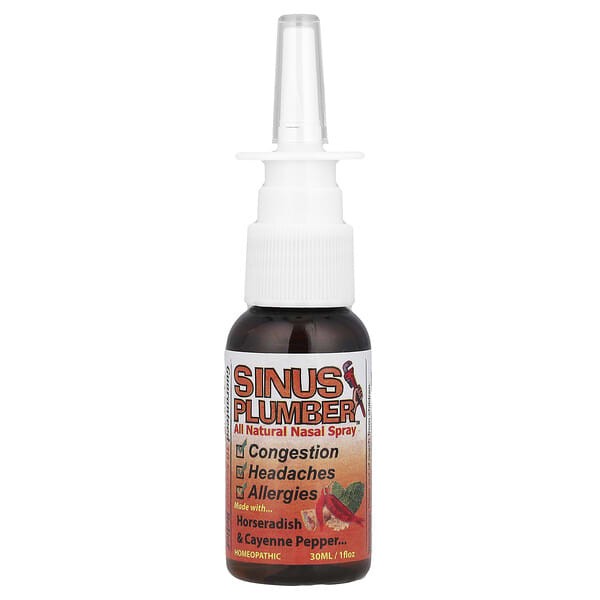 Greensations, Sinus Plumber All Natural Nasal Spray, 1 fl oz (30 ml)